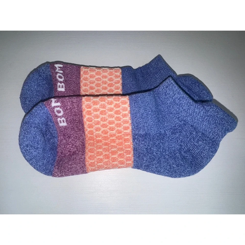 Bombas Womens Ankle Socks Medium 4 Pair Honeycomb Arch Support Multi Color